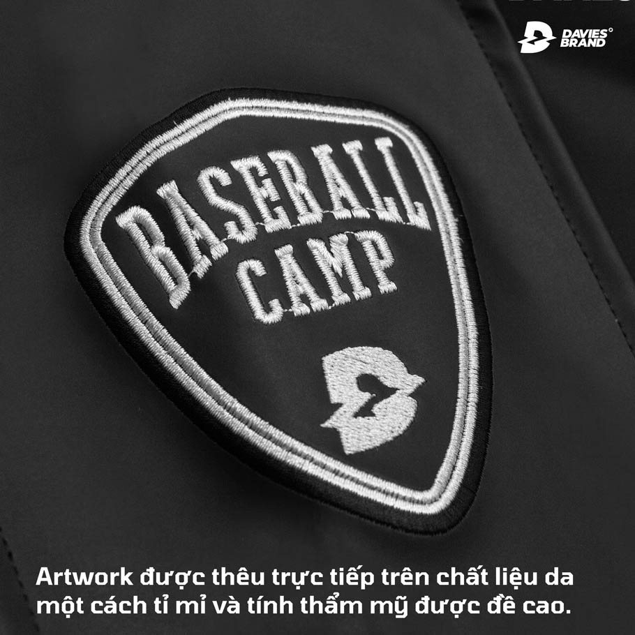áo khoác bóng chày local brand varsity baseball academy leather jacket