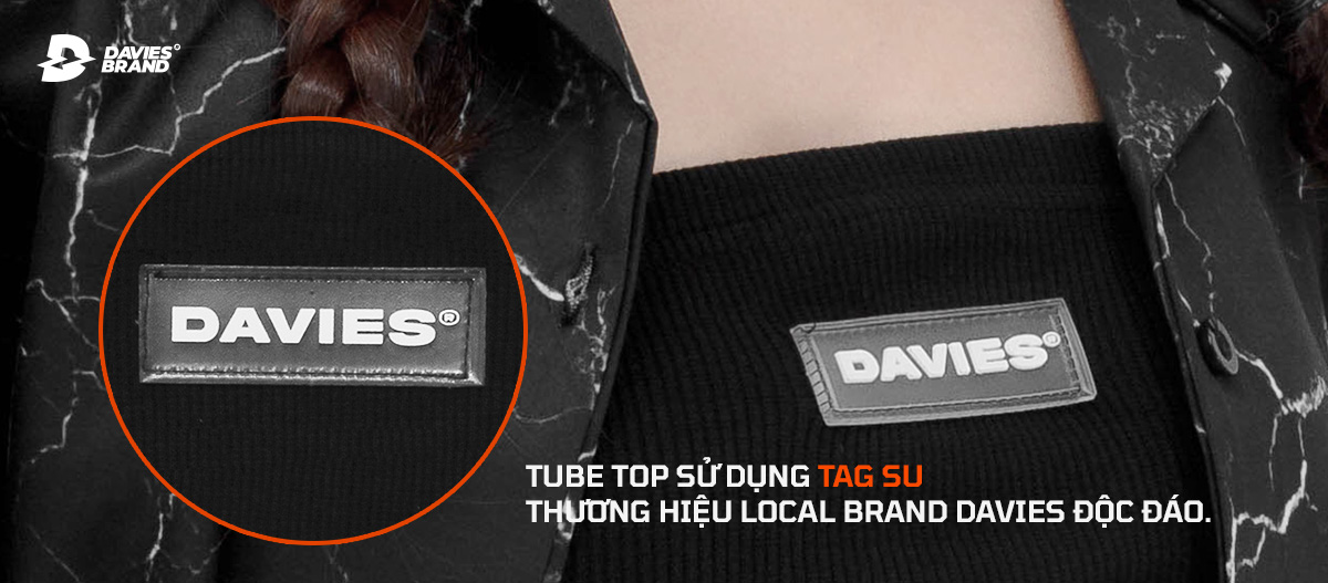 áo ống local brand davies tube top