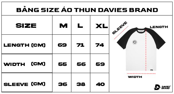 áo thun nam form rộng tay lỡ raglan baseball