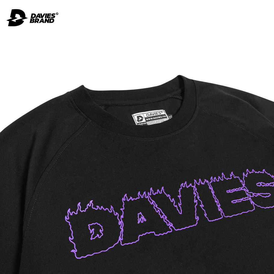 áo thun nam form rộng tay lỡ màu đen