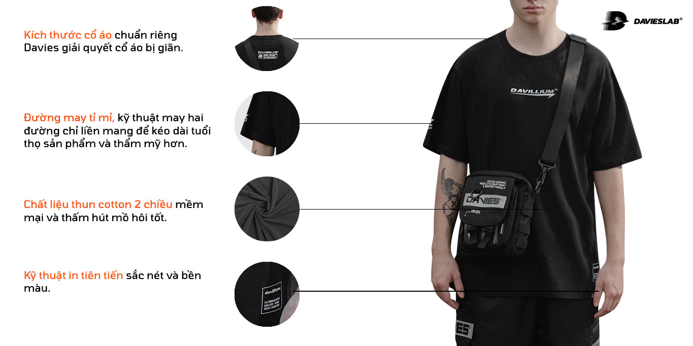 áo thun new davillium local brand