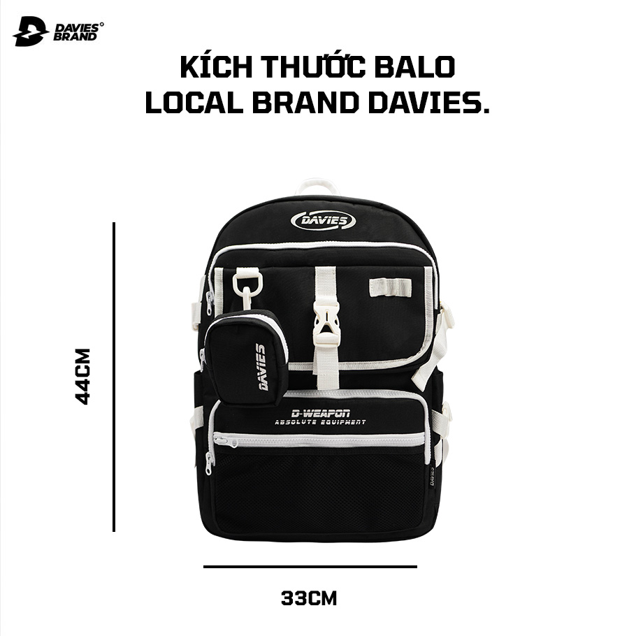 bảng size balo nam nữ local brand