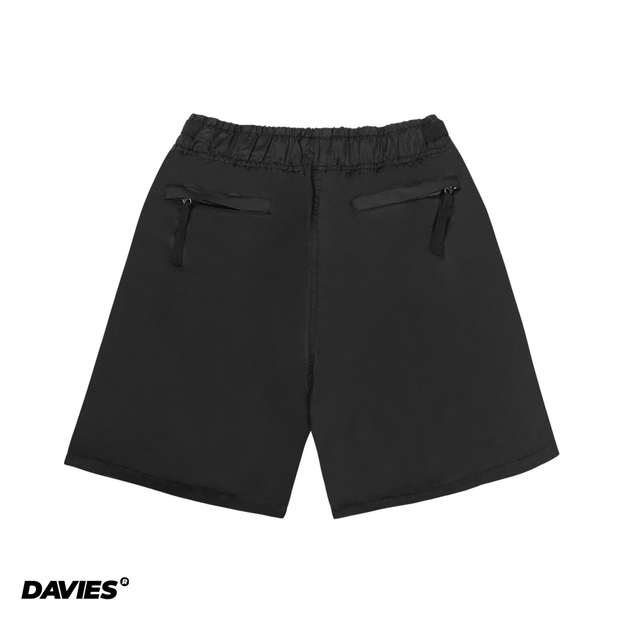 quần short nam đẹp màu đen local brand Davies