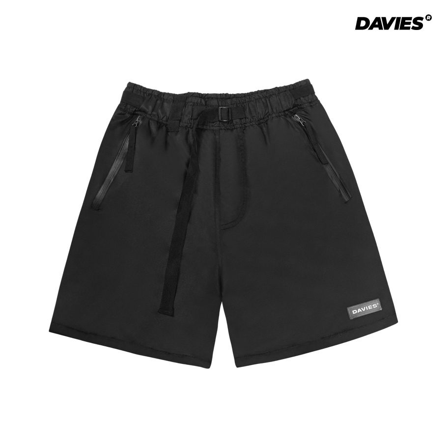 quần short nam đẹp màu đen local brand Davies