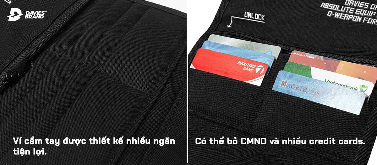 ví cầm tay local brand