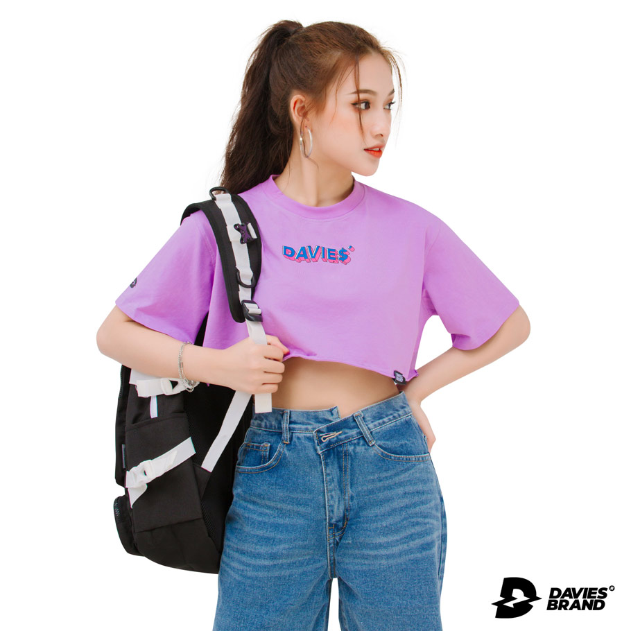 áo croptop rộng local brand davies