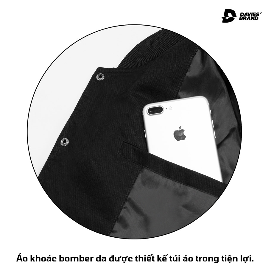 áo khoác bóng chày da local brand