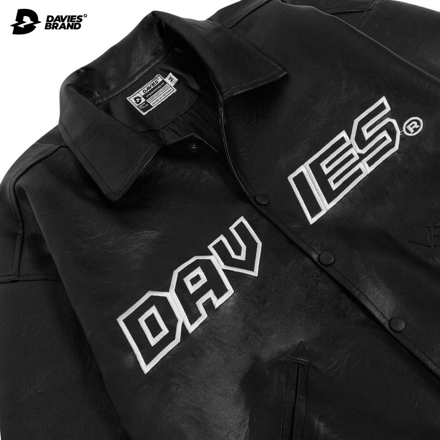 áo khoác bóng chày nam local brand davies varsity jacket da