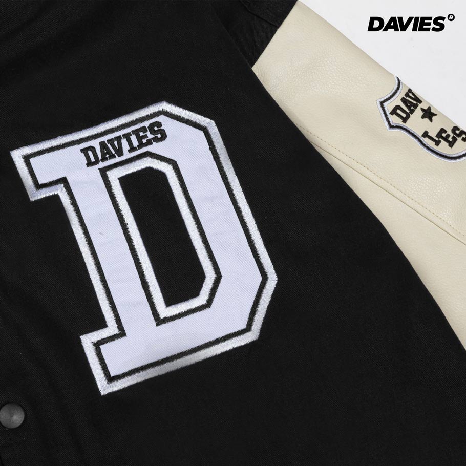 áo khoác bóng chày nam phối tay da đẹp