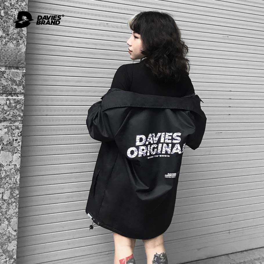 áo khoác local brand đen đẹp Davies