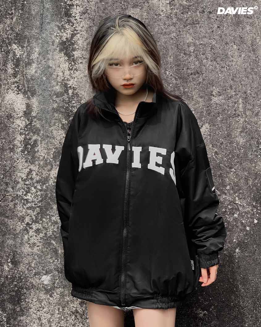 áo khoác local brand đẹp giá rẻ màu đen