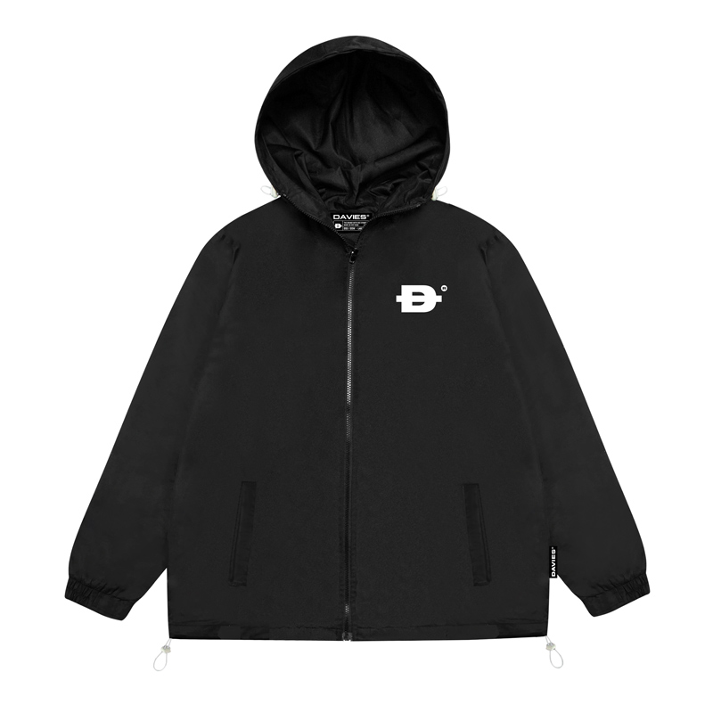 DSW Hooded Basic Jacket - Đen