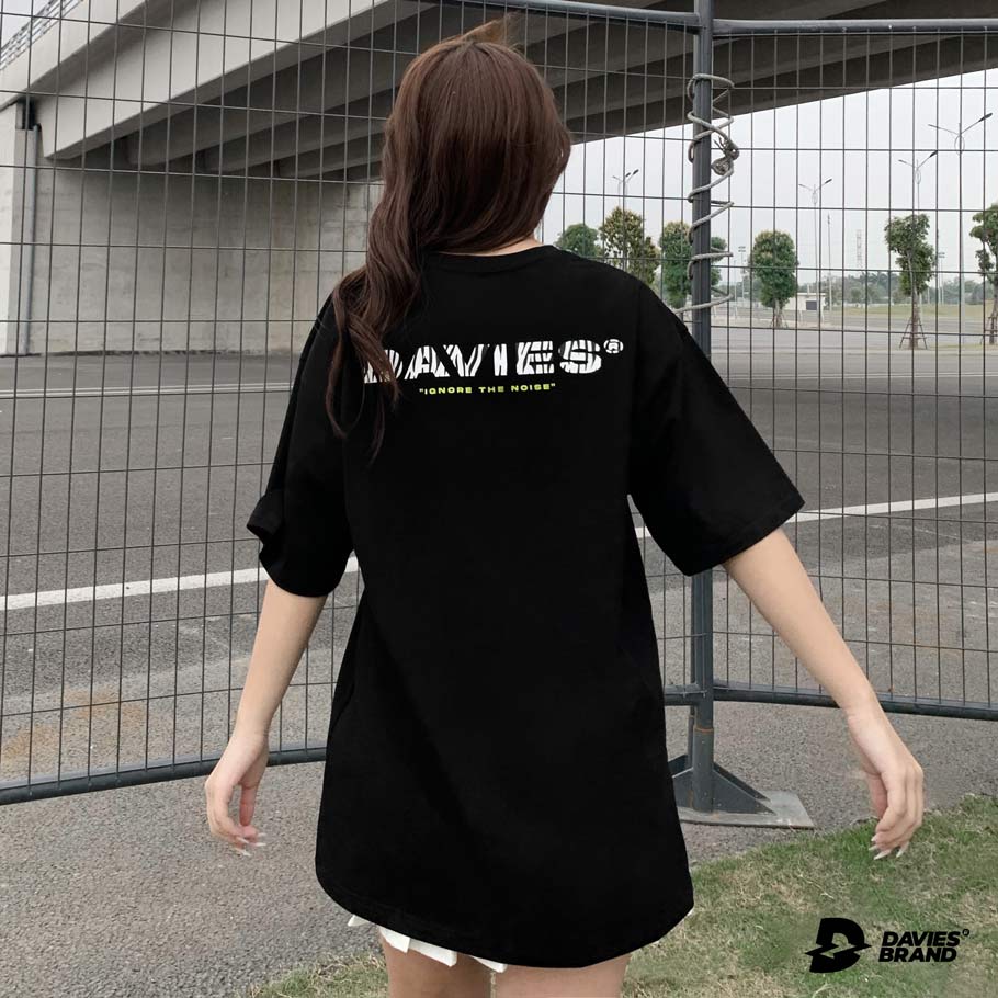 áo thun local brand màu đen davies