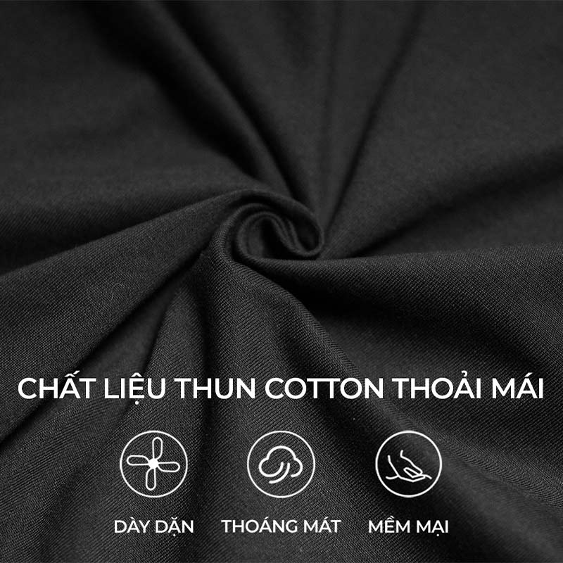 Áo thun local brand nam nữ form rộng màu đen Davies