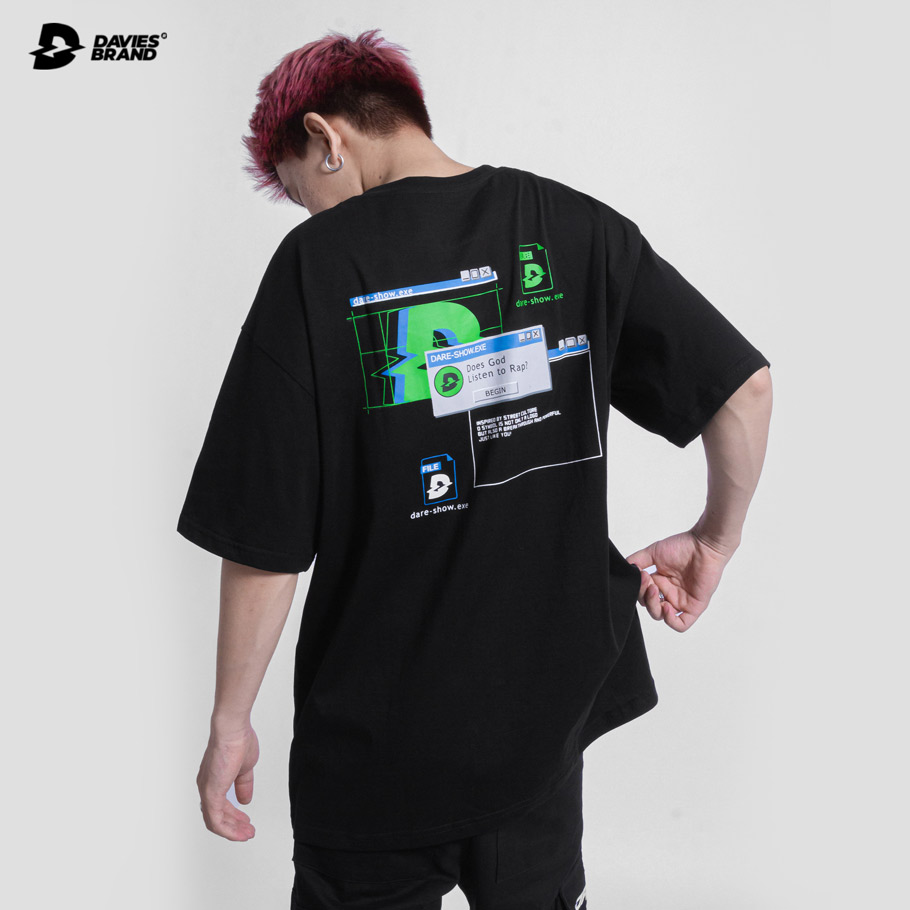 áo thun nam local brand màu đen