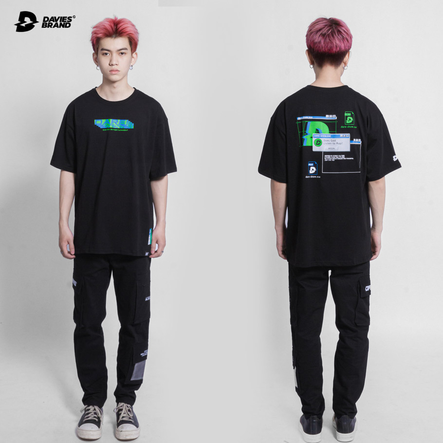 áo thun nam local brand màu đen