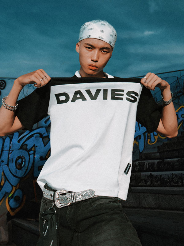 áo thun raglan nam nữ local brand form rộng Davies