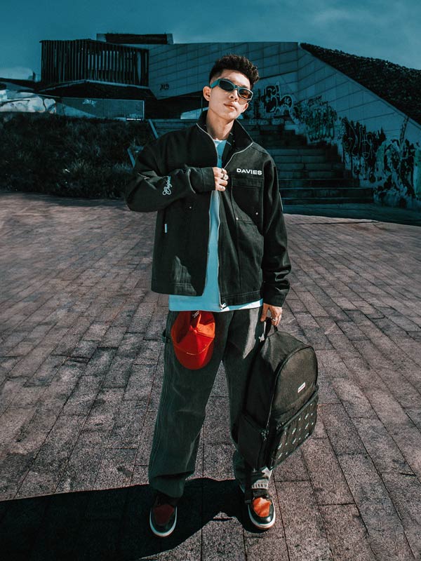 Balo local brand đi học màu đen hoạ tiết đẹp Special Backpack