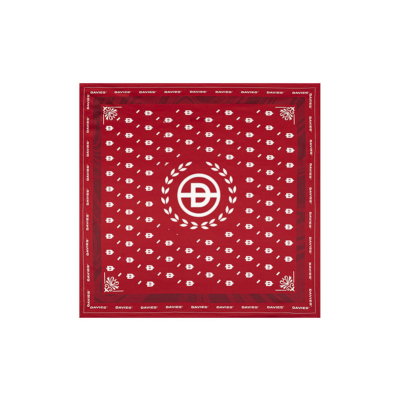 Khăn bandana nam nữ in hoạ tiết vải lụa nhiều màu Davies