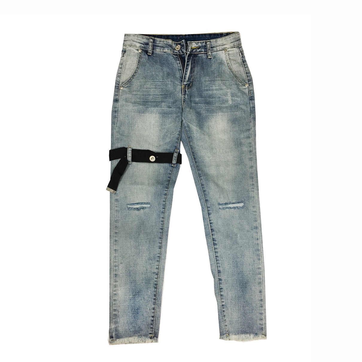 DVSL Jean With Straps Grey