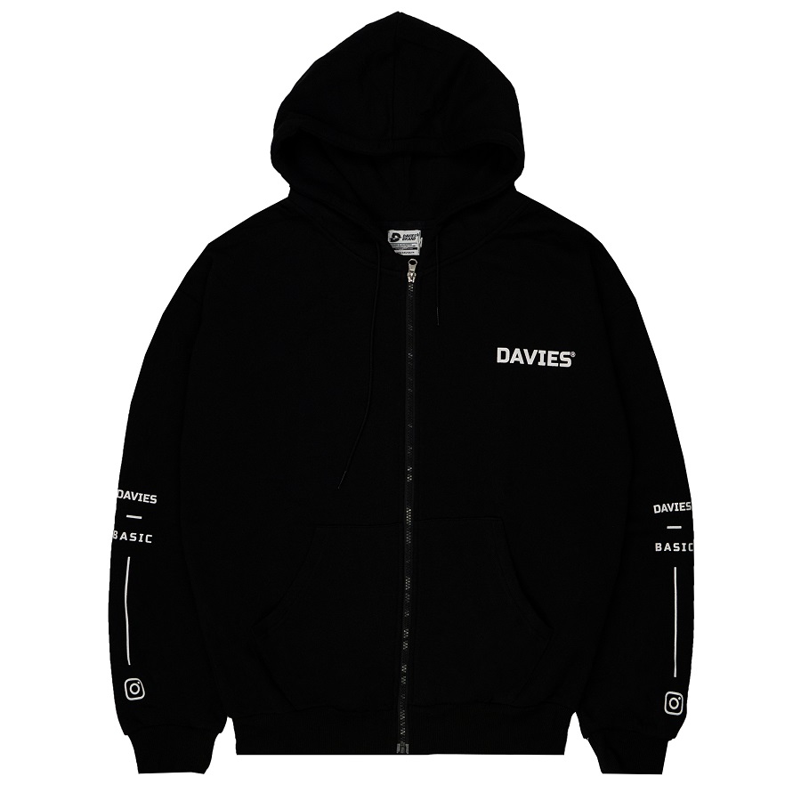 DSS Hoodie Zipper-Black