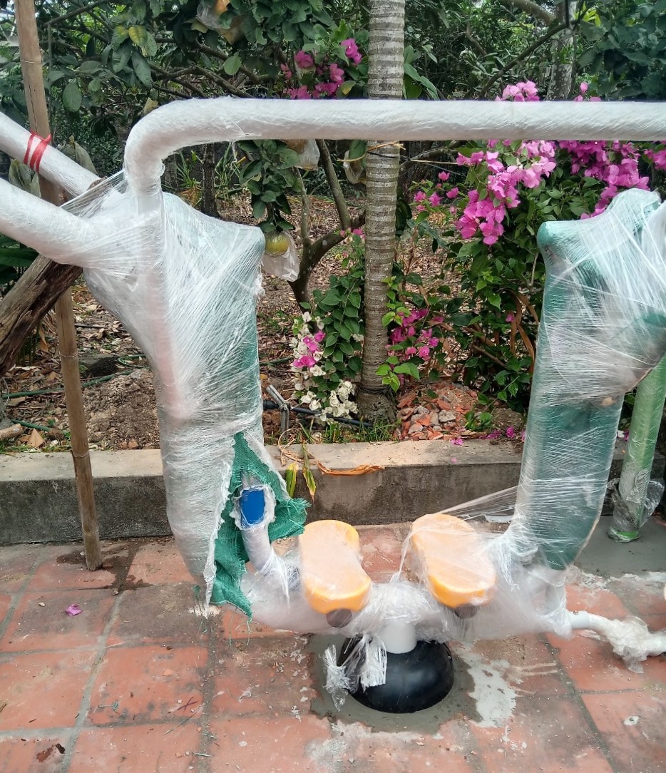 Lắp đặt thiết bị thể thao trong khuôn viên gia đình tại Tại Bốt Chim Kêu, Quảng Ninh