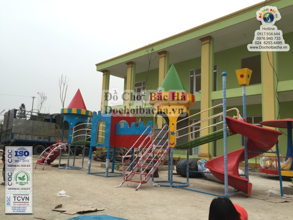 Lắp Đặt Toàn Bộ Sân Chơi Trẻ Em tại Trường Mầm Non Gia Thanh – Huyện Gia Viễn – Tỉnh Ninh Bình