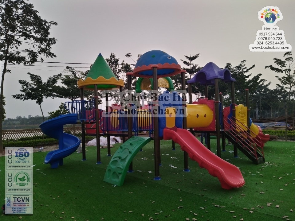 Lắp Đặt Sân Chơi Công viên cho Trẻ Em tại khu nghỉ dưỡng phù đổng resoft - quận long biên - tp hà nội