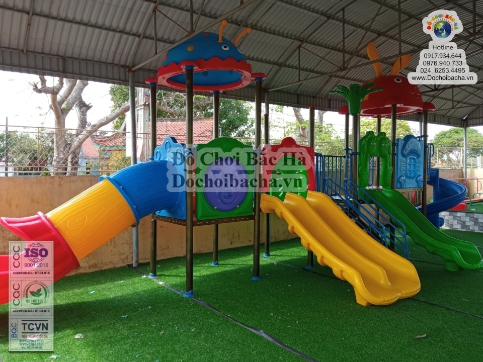 Lắp Đặt Toàn Bộ Sân Chơi Trẻ Em tại Trường Mầm Xuân Ninh - Xuân Trường Nam Định