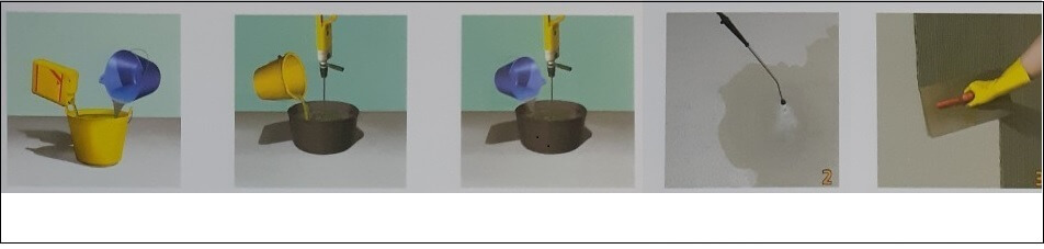 cách trộn sika latex làm keo dán gạch