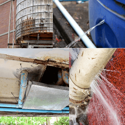 hệ thống kỹ thuật bị rò rỉ