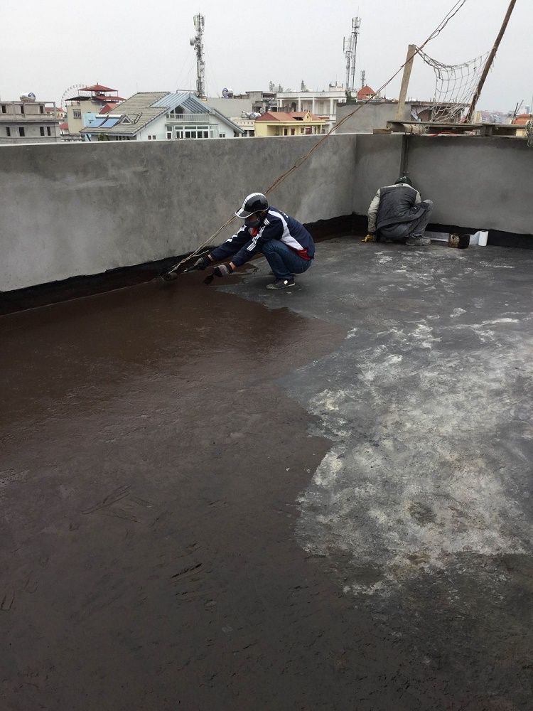 Thi công lớp chống thấm sikaproof membrane