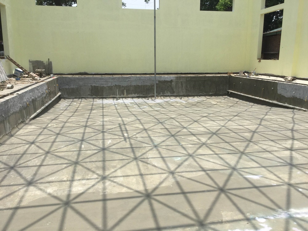 Lớp chống thấm sau khi hoàn thiên