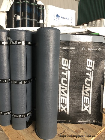 màng chống thấm tự dính bitumex