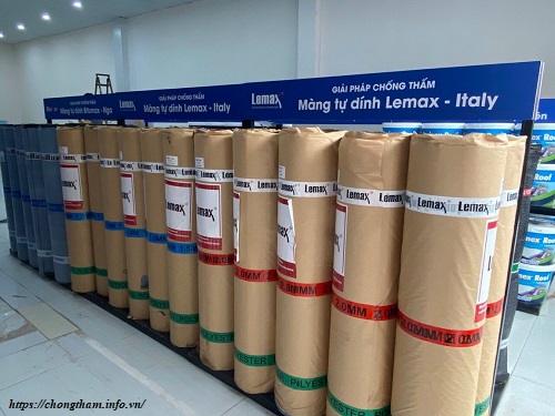 màng chống thấm tự dính lemax