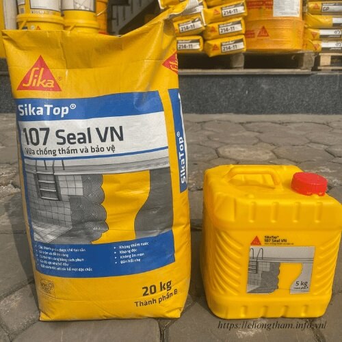 Sikatop seal 107 đóng gói 25 kg
