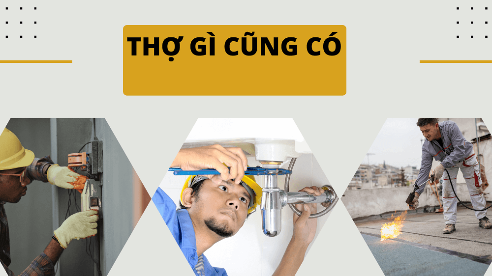 đa dạng lựa chọn, thợ gì cũng có