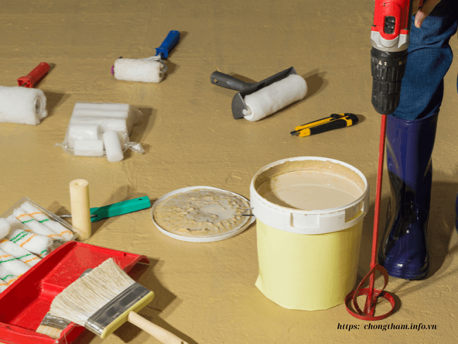 Dụng cụ thi công sơn