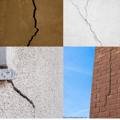 tường nhà bị nứt