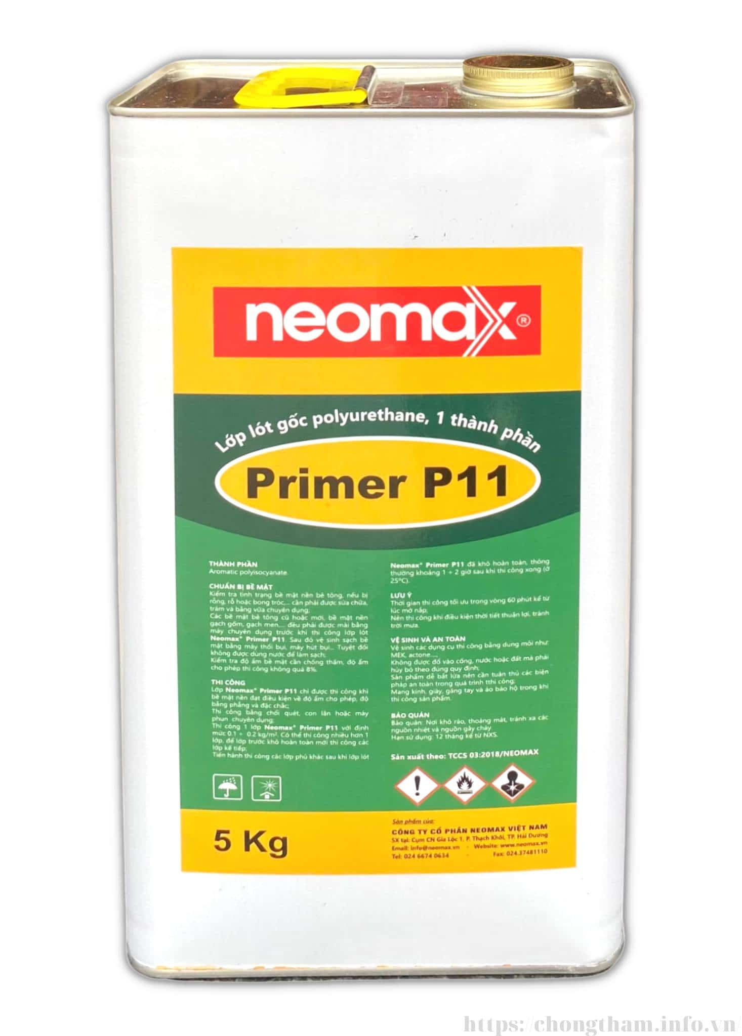 Neomax Primer P11 can 5 lít