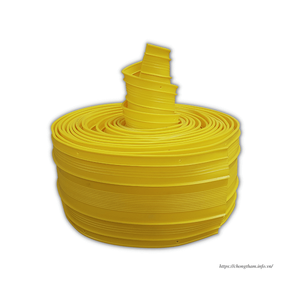 Băng cản nước PVC V20 màu vàng