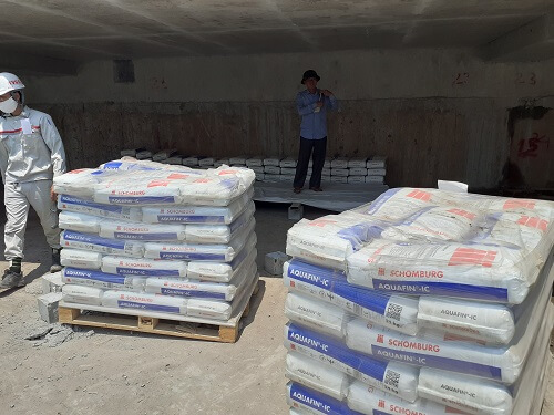 AQUAFIN-IC: Nhập về thi công chống thấm tầng hầm