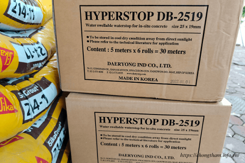 Hyperstop DB 2519 đóng thùng 6 cuộn mỗi cuộn dài 5m