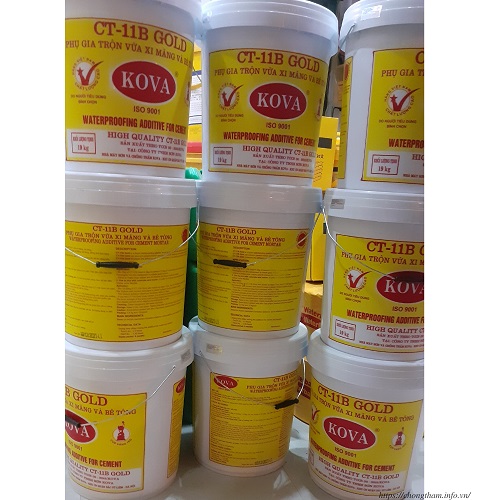 CT-11B PHỤ GIA CHỐNG THẤM đóng gói 19 kg vỏ thùng cũ