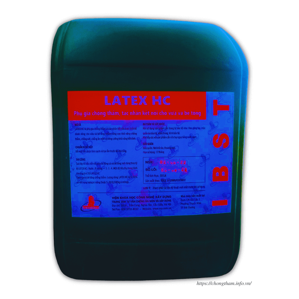 LATEX HC -Tác nhân kết nối, phụ gia chống thấm cho vữa và bê tông