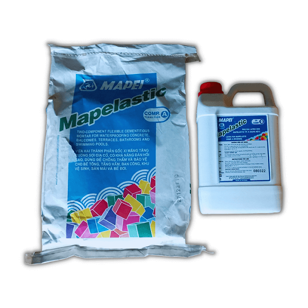 Mapelastic chống thấm 2 thành phần có sợi gia cường