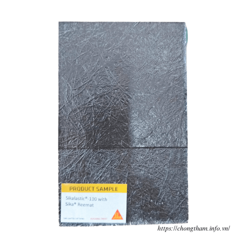 Sikalastic®-110: Mẫu sản phẩm khi kết hợp với lưới thủy tinh