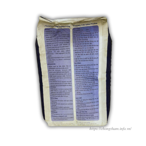 MaxBond 722 vữa tự san hạt mịn