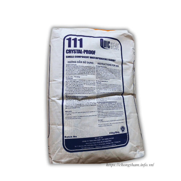 Quicseal 111 đóng bao 25 kg