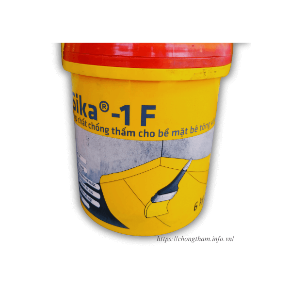 Sika 1F có đóng gói thùng nhỏ 6 kg rất tiện lợi